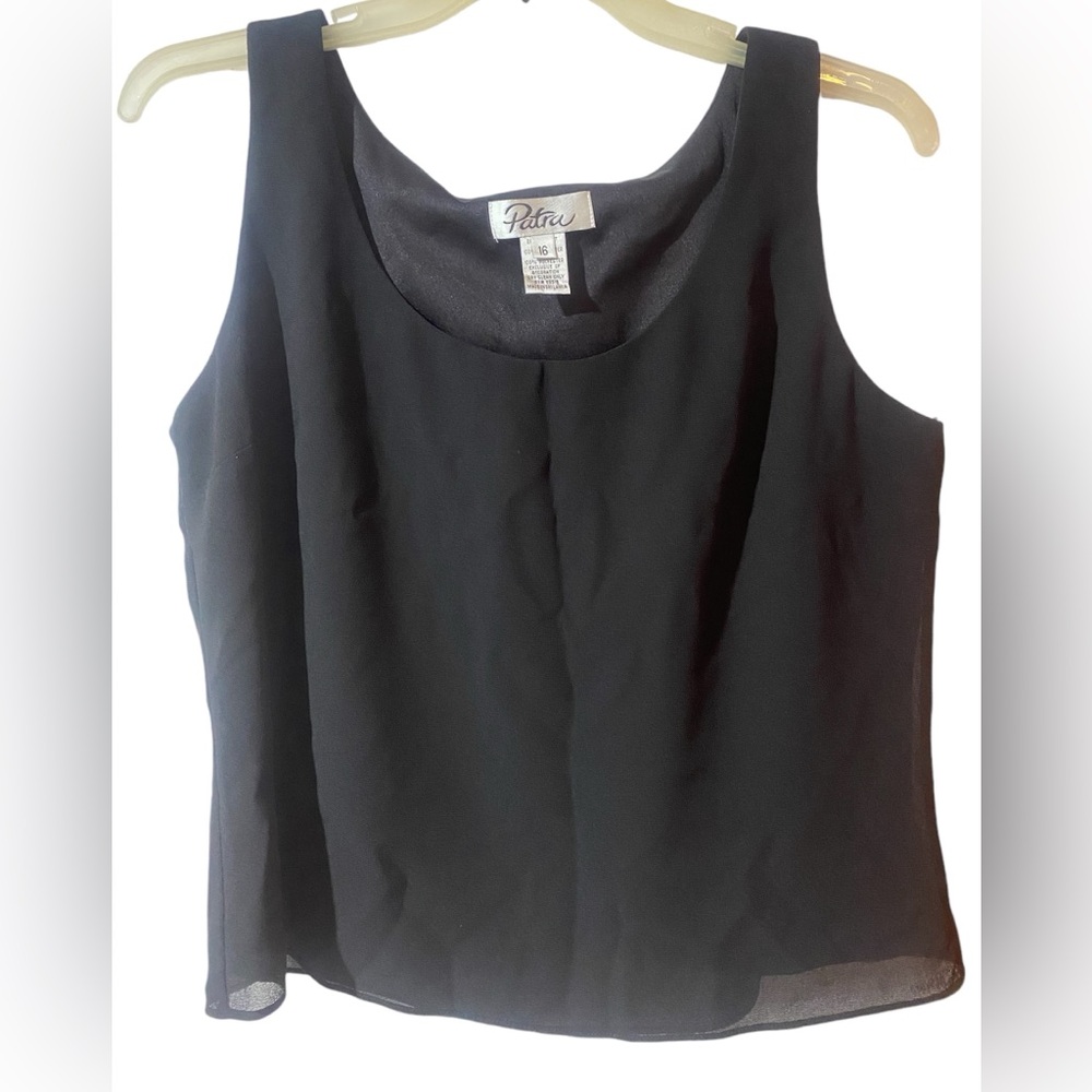 Black tank blouse